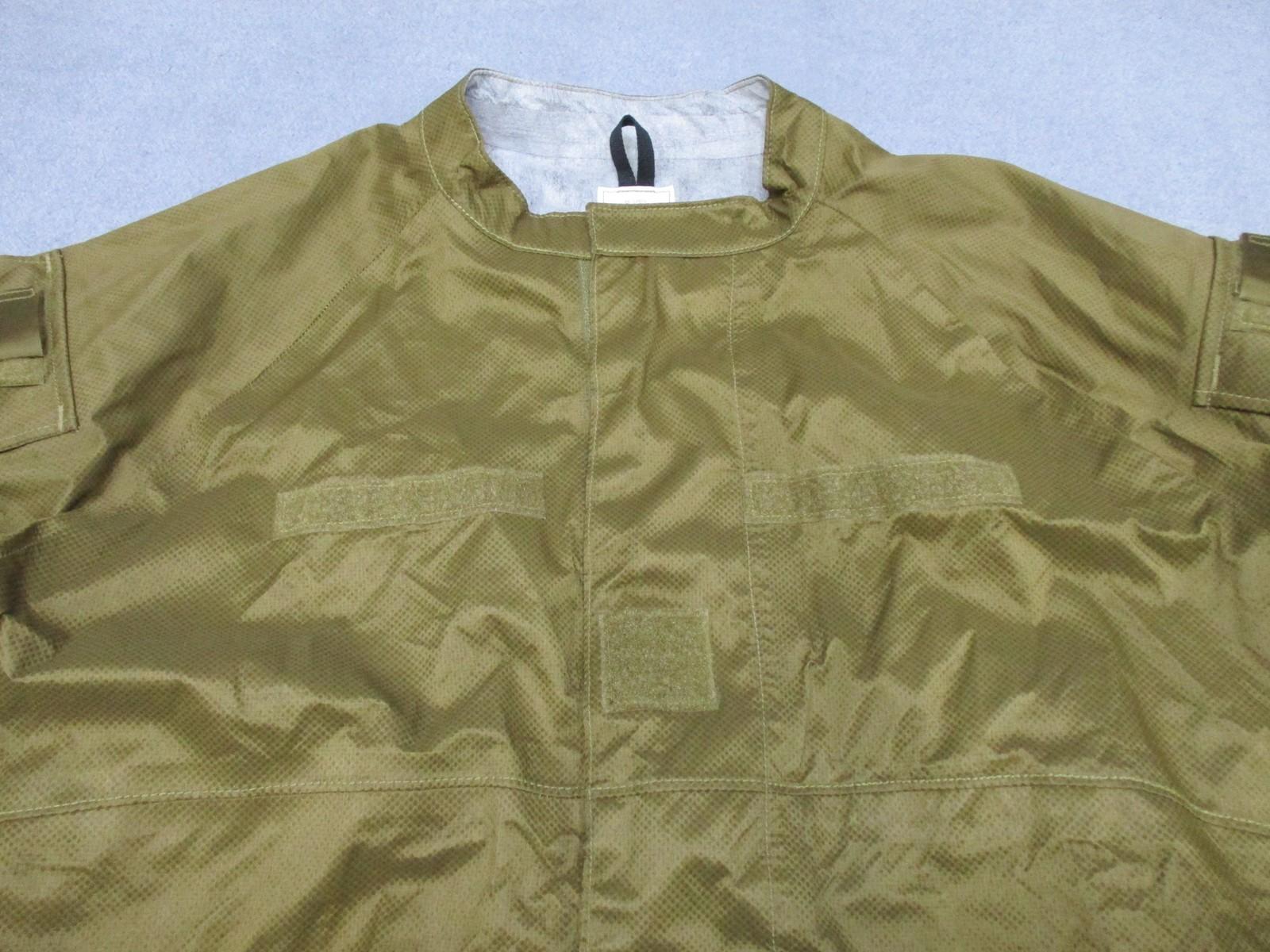 US Military Coat Fuel Handler's Jacket XX-Large Coyote Brown Flame Resistant - Centex Military Gear