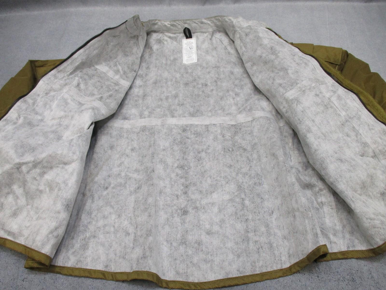 US Military Coat Fuel Handler's Jacket XX-Large Coyote Brown Flame Resistant - Centex Military Gear