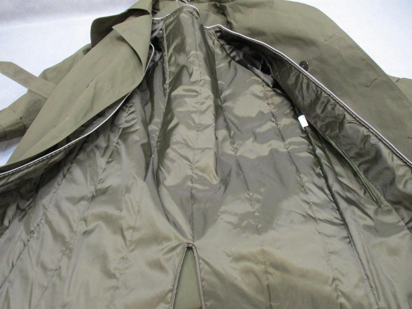 US Army AGSU Trench Coat All Weather Heritage Green 40S PINKS & GREENS - Centex Military Gear