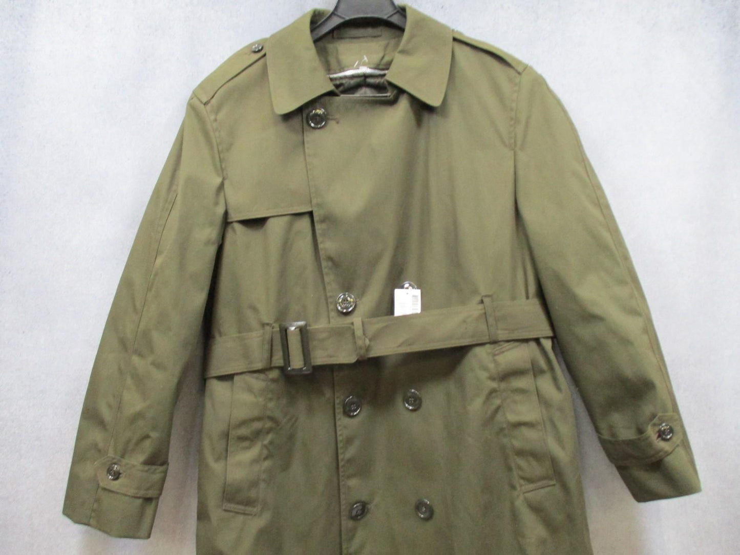 US Army AGSU Trench Coat All Weather Heritage Green 40S PINKS & GREENS - Centex Military Gear