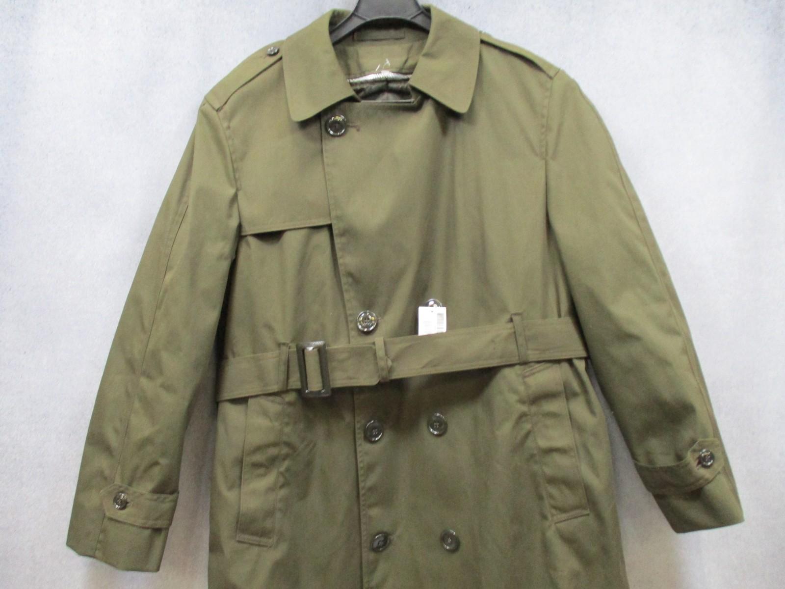 US Army AGSU Trench Coat All Weather Heritage Green 40S PINKS & GREENS - Centex Military Gear