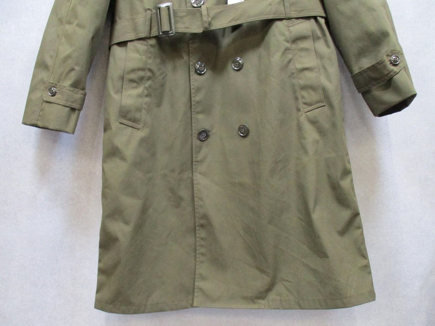 US Army AGSU Trench Coat All Weather Heritage Green 40S PINKS & GREENS - Centex Military Gear