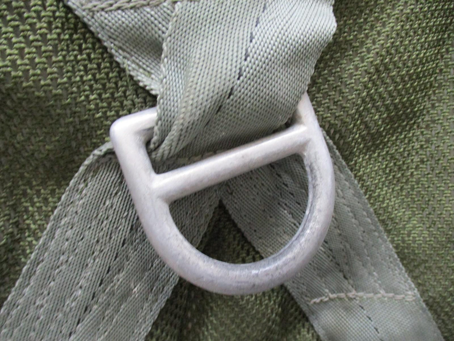 US Military Aerial Safety Vest Assembly Harness OD Green Wesco Industries 1990 - Centex Military Gear