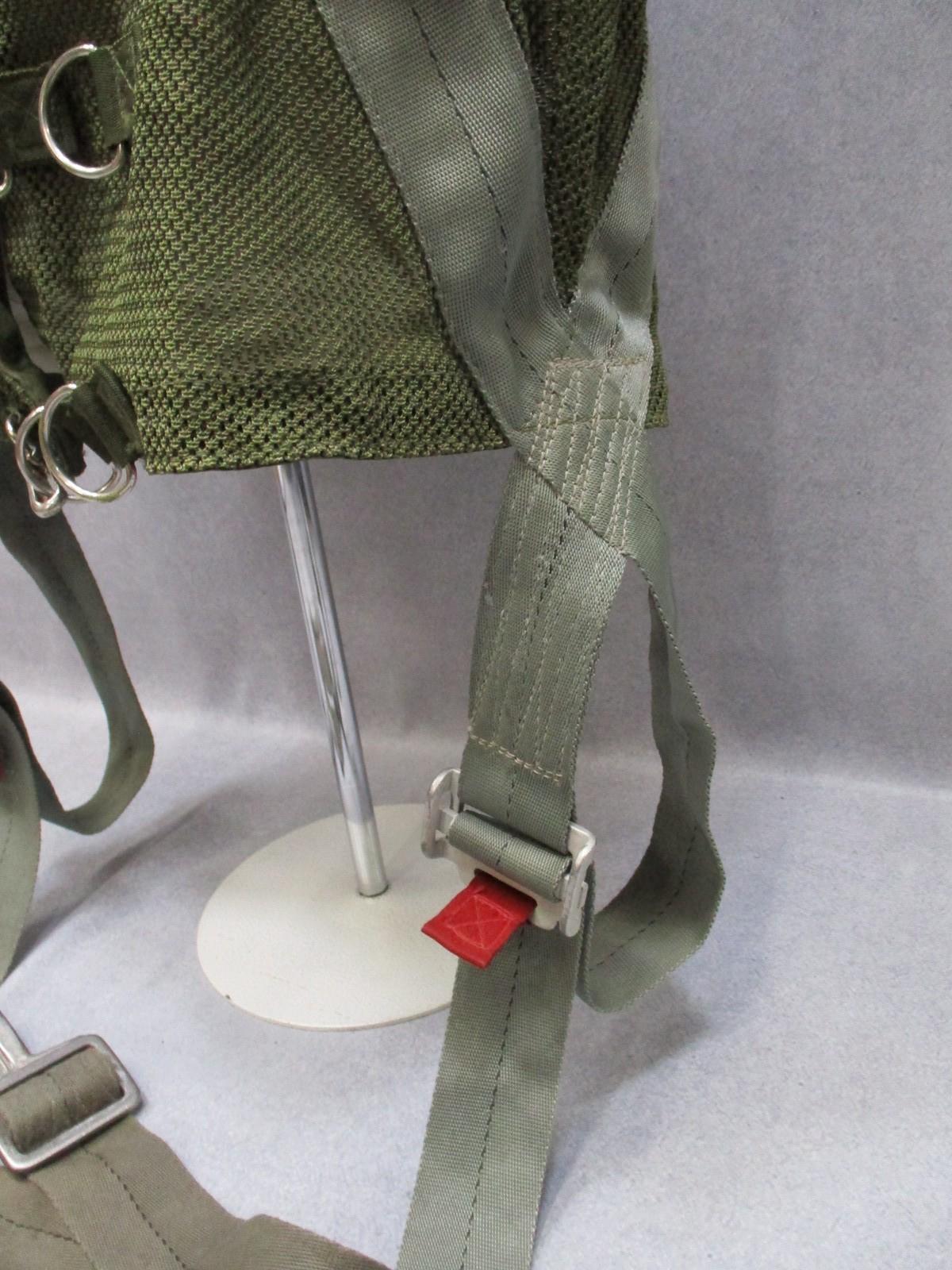 US Military Aerial Safety Vest Assembly Harness OD Green Wesco Industries 1990 - Centex Military Gear