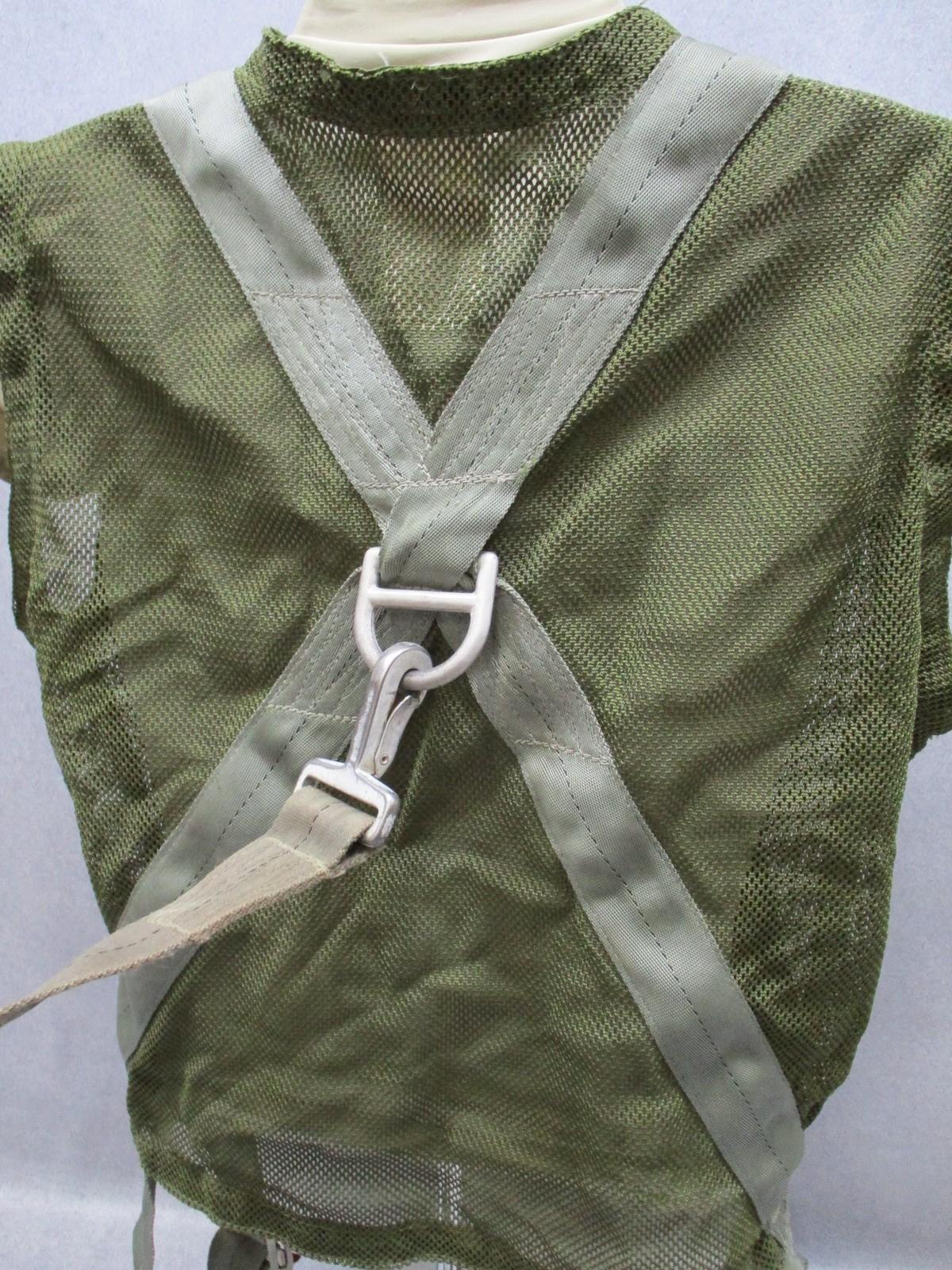 US Military Aerial Safety Vest Assembly Harness OD Green Wesco Industries 1990 - Centex Military Gear