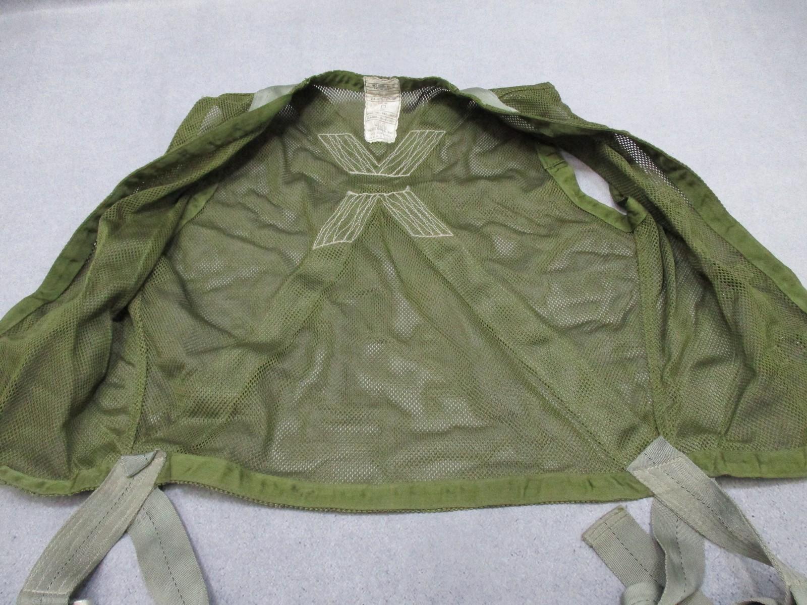 US Military Aerial Safety Vest Assembly Harness OD Green Wesco Industries 1990 - Centex Military Gear