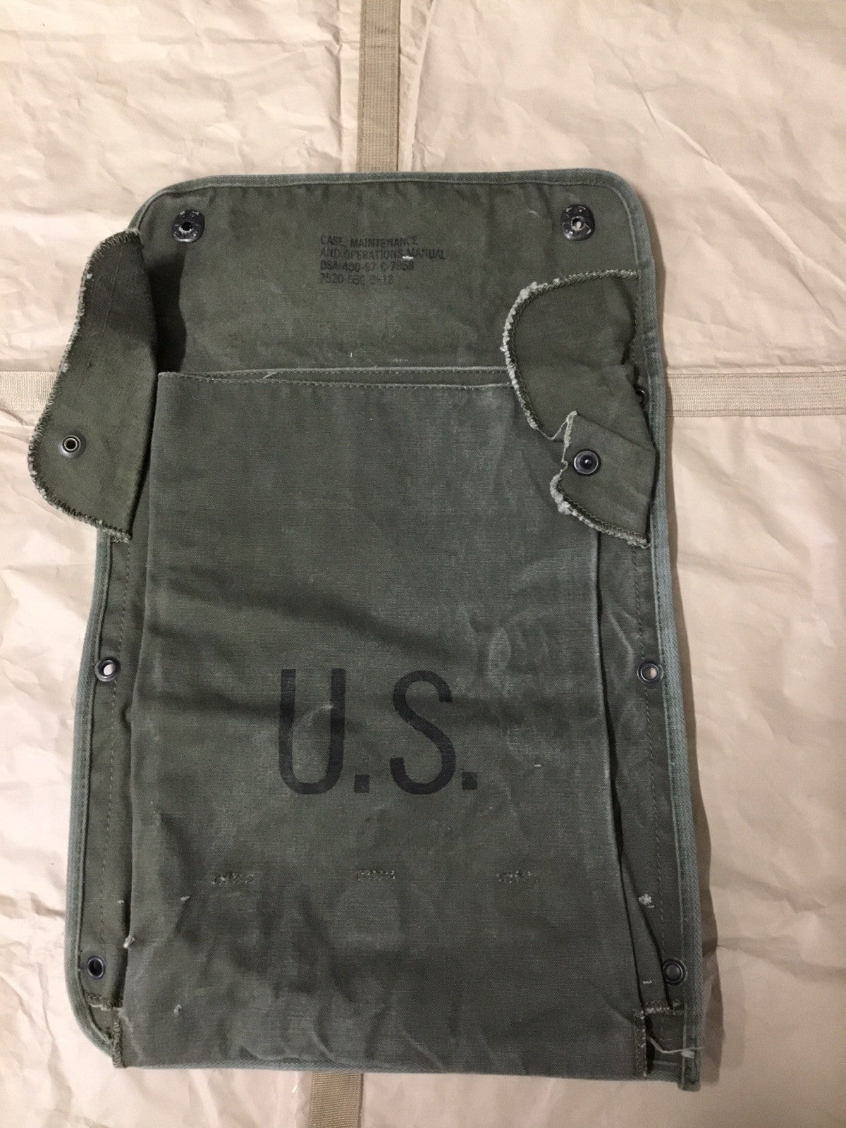 Usgi Canvas Pouch For Books  10x14 Inches - Centex Military Gear