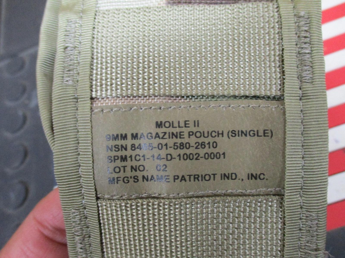 NWOT Military OCP USGI 9mm Single Pistol Mag Pouch Multicam Molle US Army