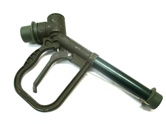 (USED) WIGGENS GRAVITY FILL ADAPTER REFUELING NOZZLE FUEL PUMP HANDLE MILITARY