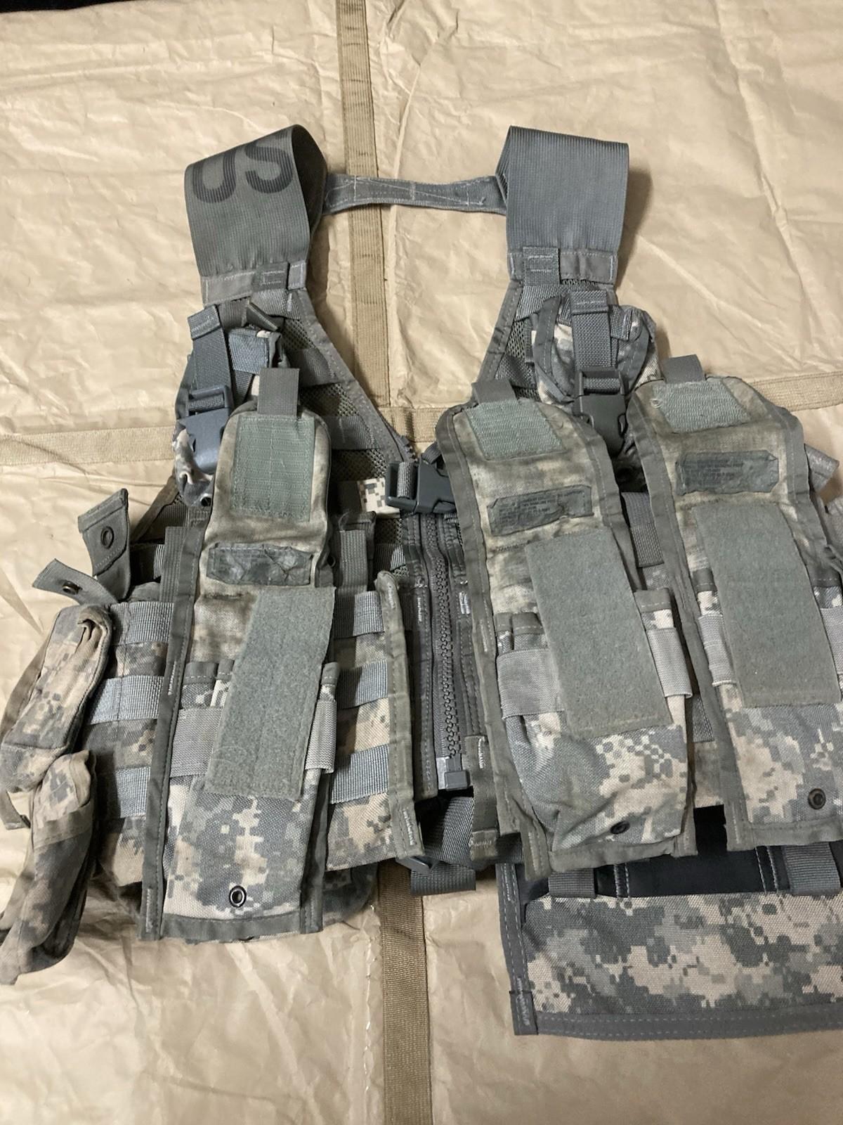 Acu Rifleman Acu FLC Vest Army Rifleman Set Lot Infantry Gear Load Bearing Vest Lbe ...
