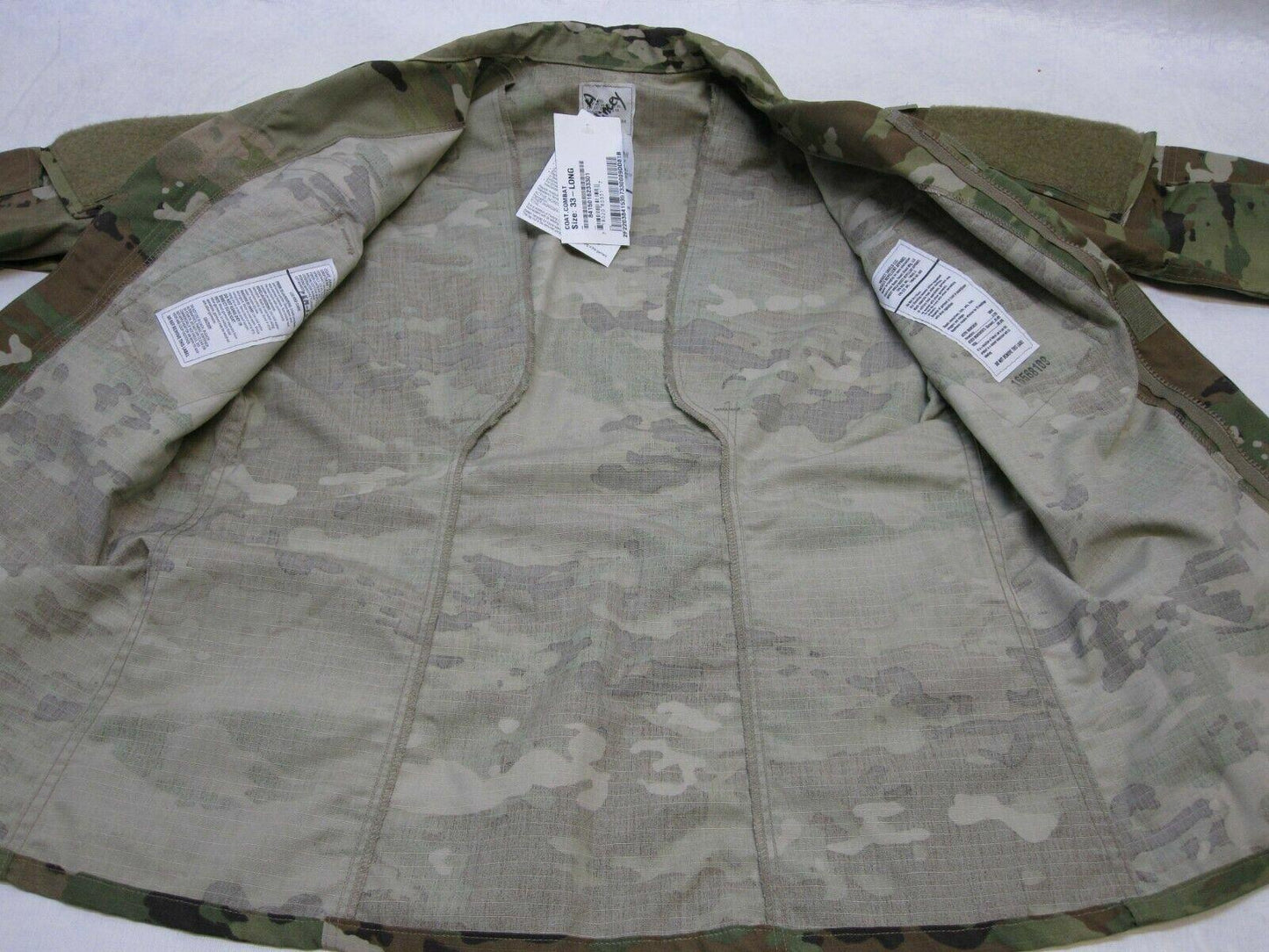 NEW ARMY OCP SCORPION W2 COMBAT UNIFORM COAT FEMALE TOP 36-REG NORMAL MATERIAL
