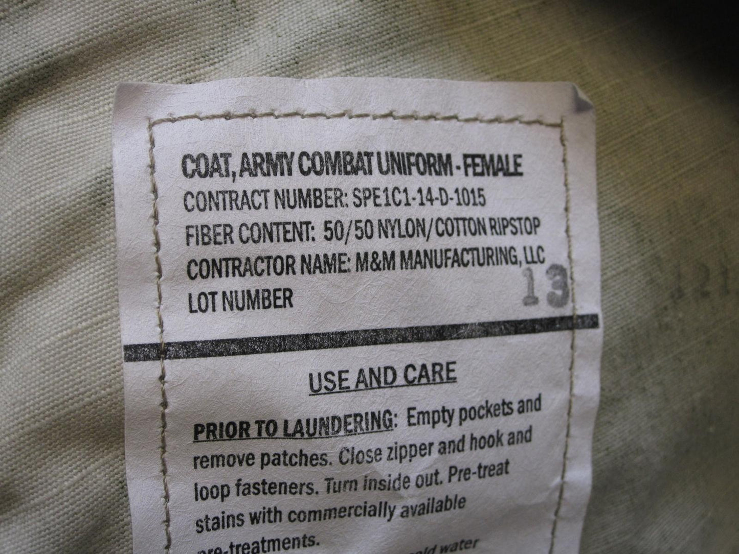 NEW ARMY OCP SCORPION W2 COMBAT UNIFORM COAT FEMALE TOP 36-REG NORMAL MATERIAL