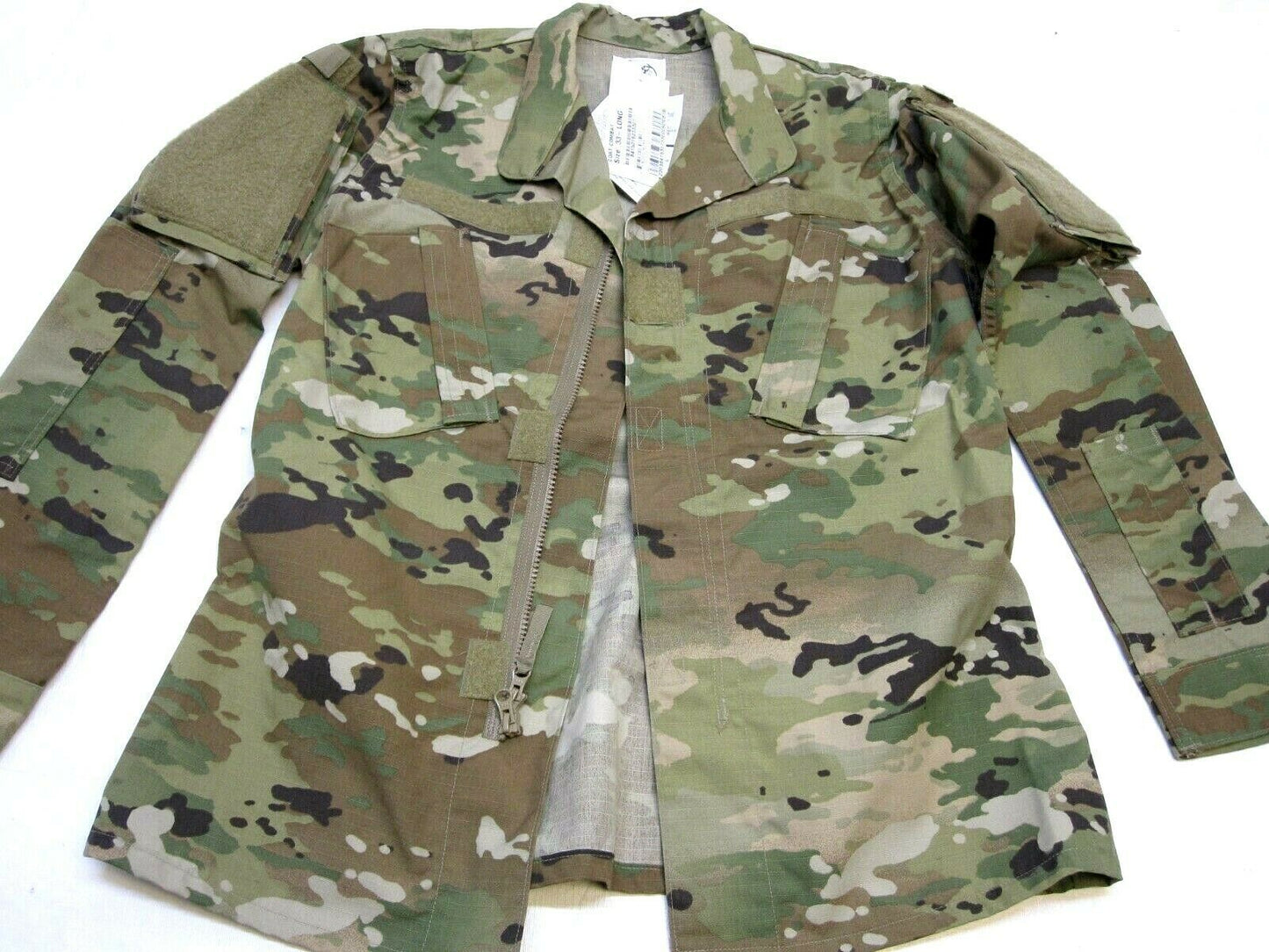 NEW ARMY OCP SCORPION W2 COMBAT UNIFORM COAT FEMALE TOP 36-LONG MULTICAM ACUs
