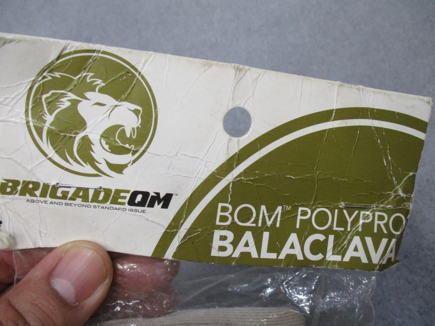 Brigade QM BQM Polypro Balaclava Desert Survival Wear 100% Polypropylene USA