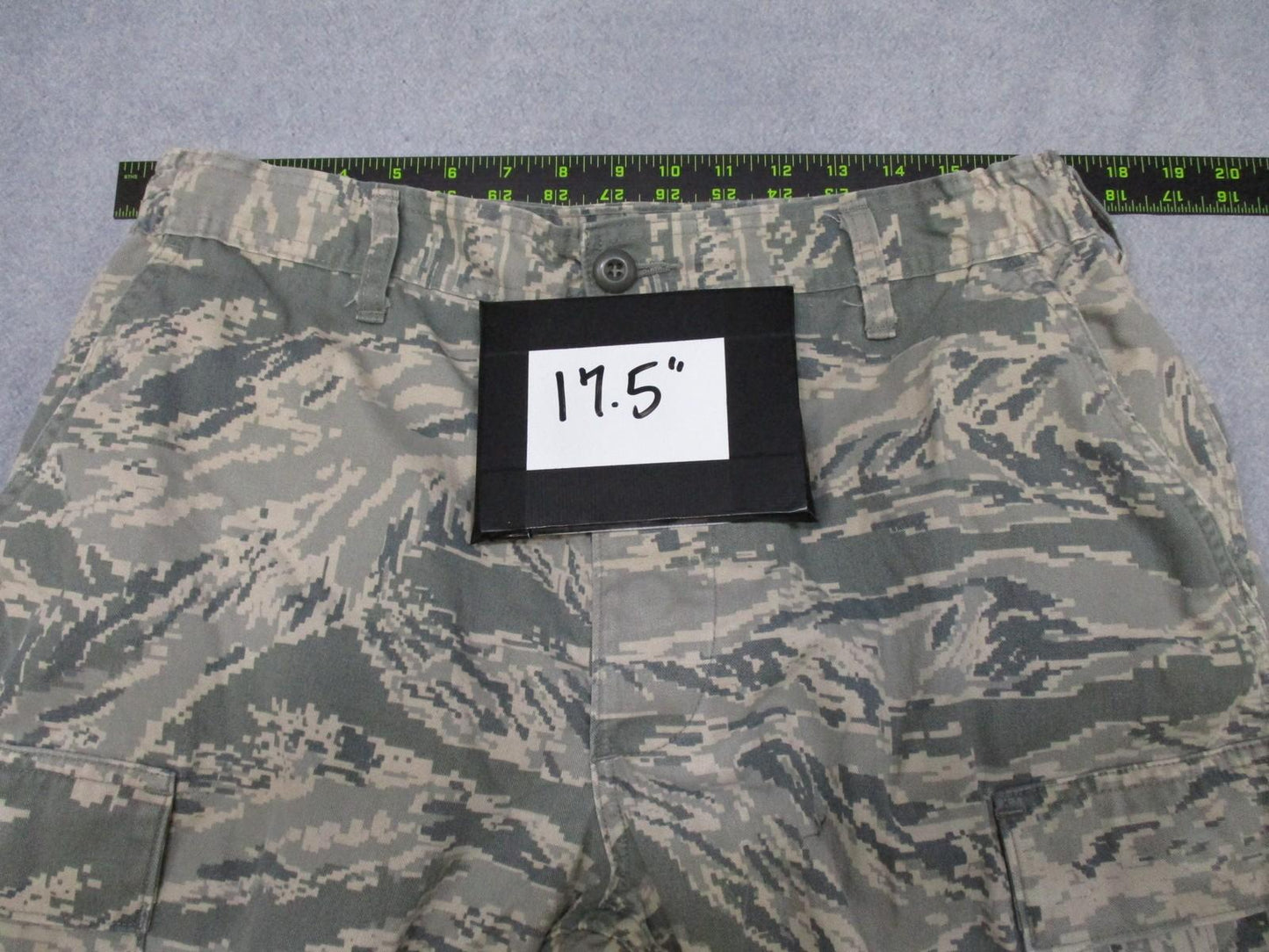 US Air Force Utility Trousers Camo Pattern 50% Cotton 50% Nylon TIGERSTRIPE 34S