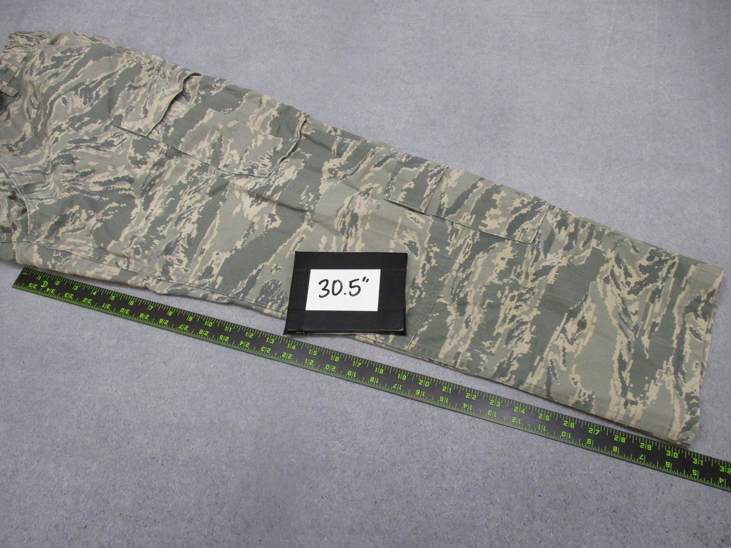 US Air Force Utility Trousers Camo Pattern 50% Cotton 50% Nylon TIGERSTRIPE 34S