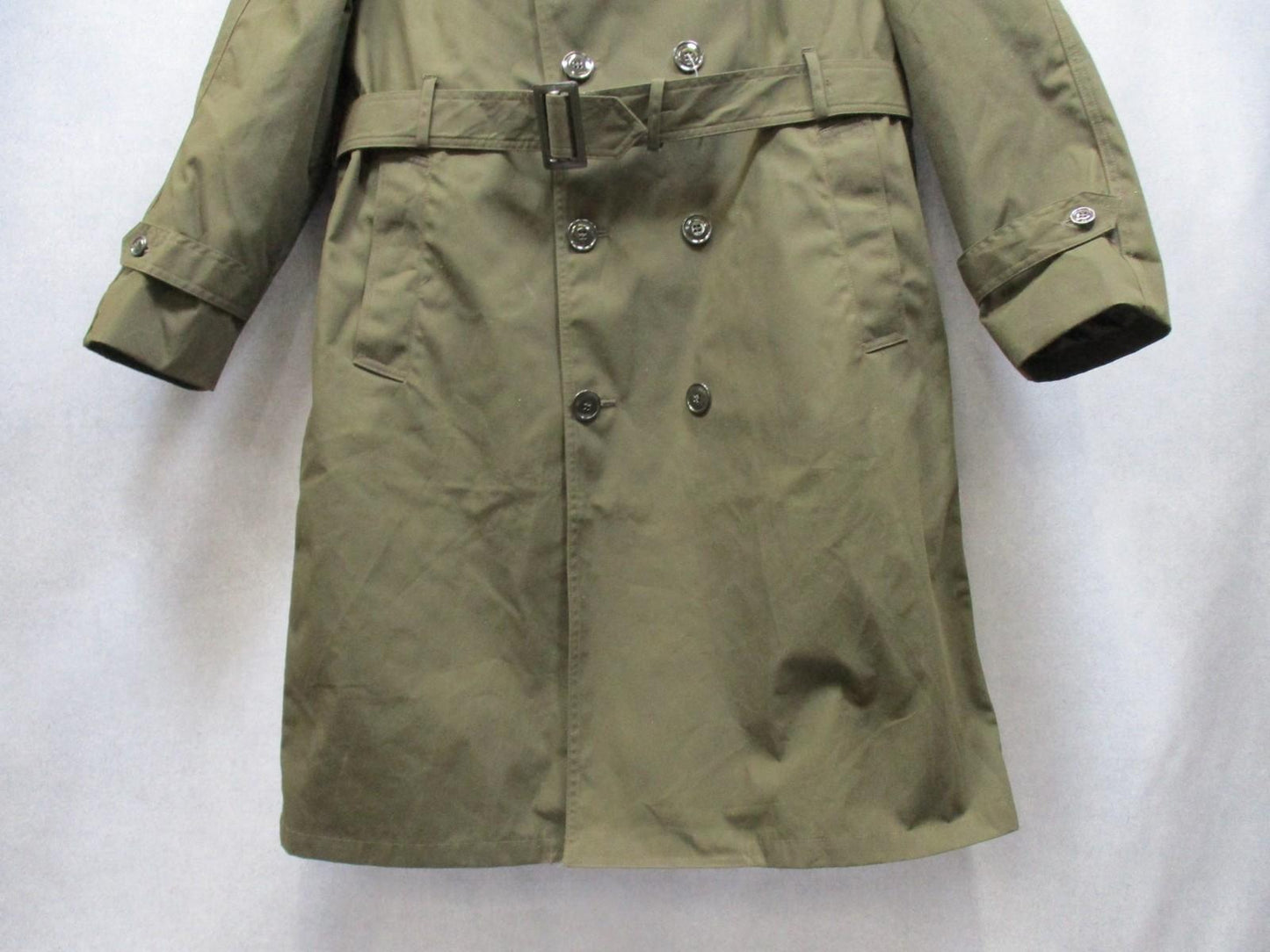 US Army AGSU Men's All Weather Trench Coat Heritage Green 42S PINKS & GREENS