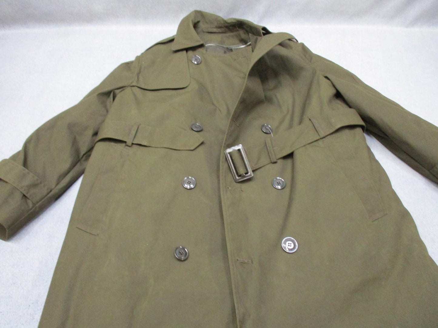 US Army AGSU Men's All Weather Trench Coat Heritage Green 42S PINKS & GREENS