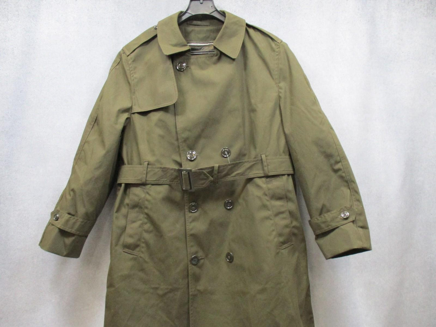 US Army AGSU Men's All Weather Trench Coat Heritage Green 42S PINKS & GREENS