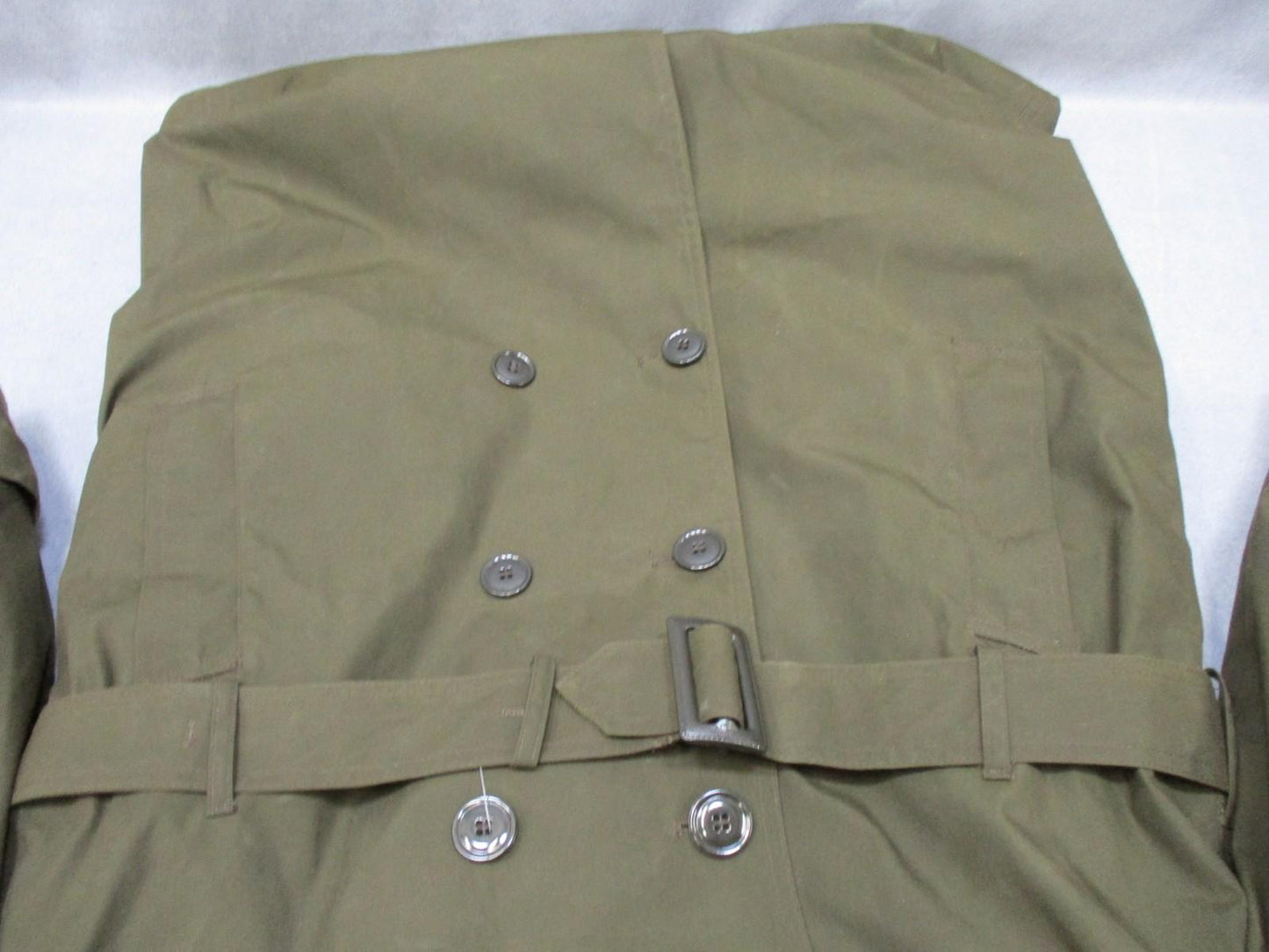US Army AGSU Men's All Weather Trench Coat Heritage Green 42S PINKS & GREENS