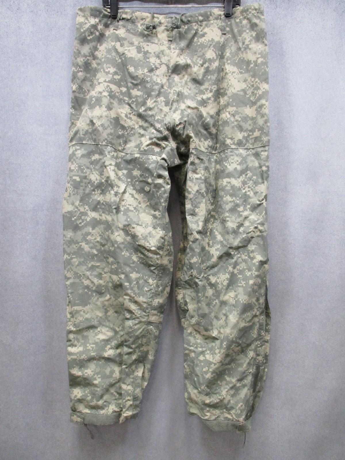 US Army ECWCS Gen III Gore-Tex Pants ACU Digital Camo Waterproof Insulated 38x30