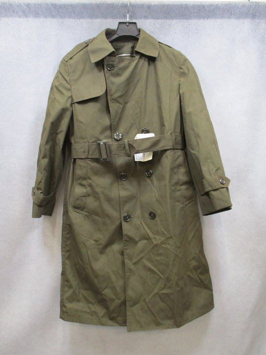 US Army Dress Uninform Men's All Weather Coat Heritage Green 38S AGSU Pinks