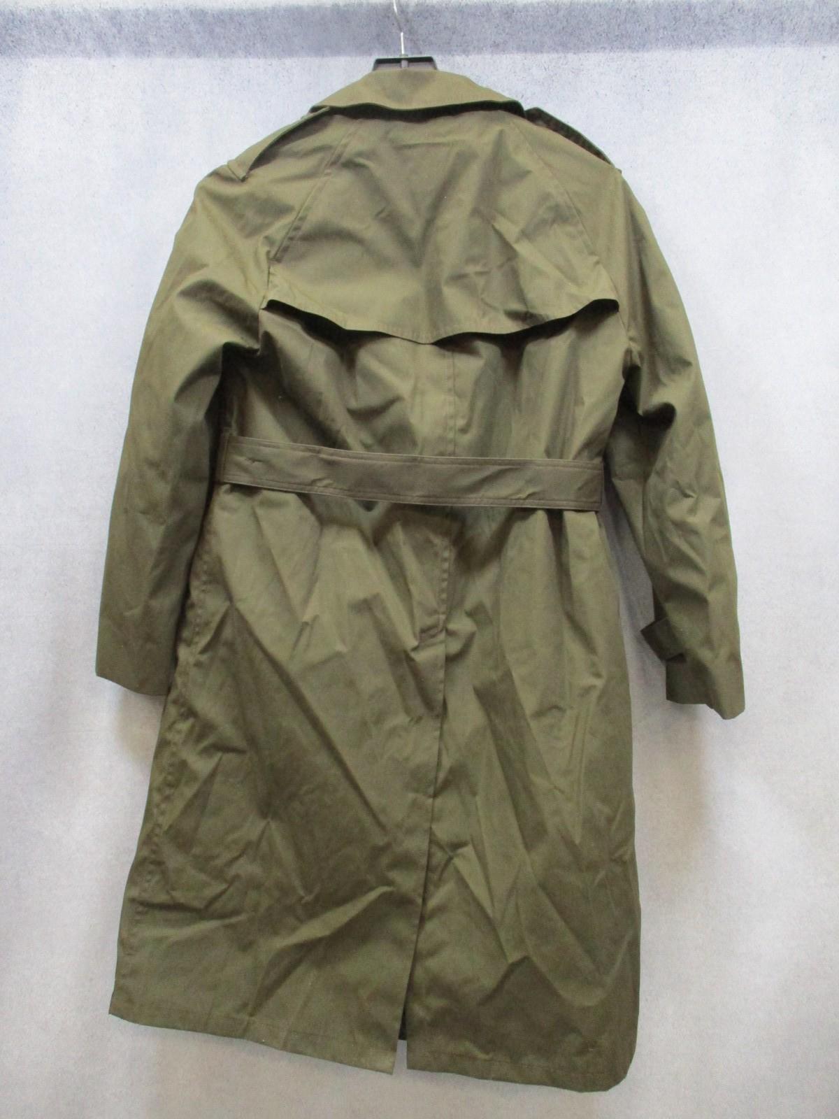 US Army Dress Uninform Men's All Weather Coat Heritage Green 38S AGSU Pinks