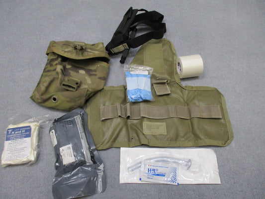 SEKRI IFAK First Aid Kit MultiCam Pouch SOF Tourniquet Trauma Bandage Gloves