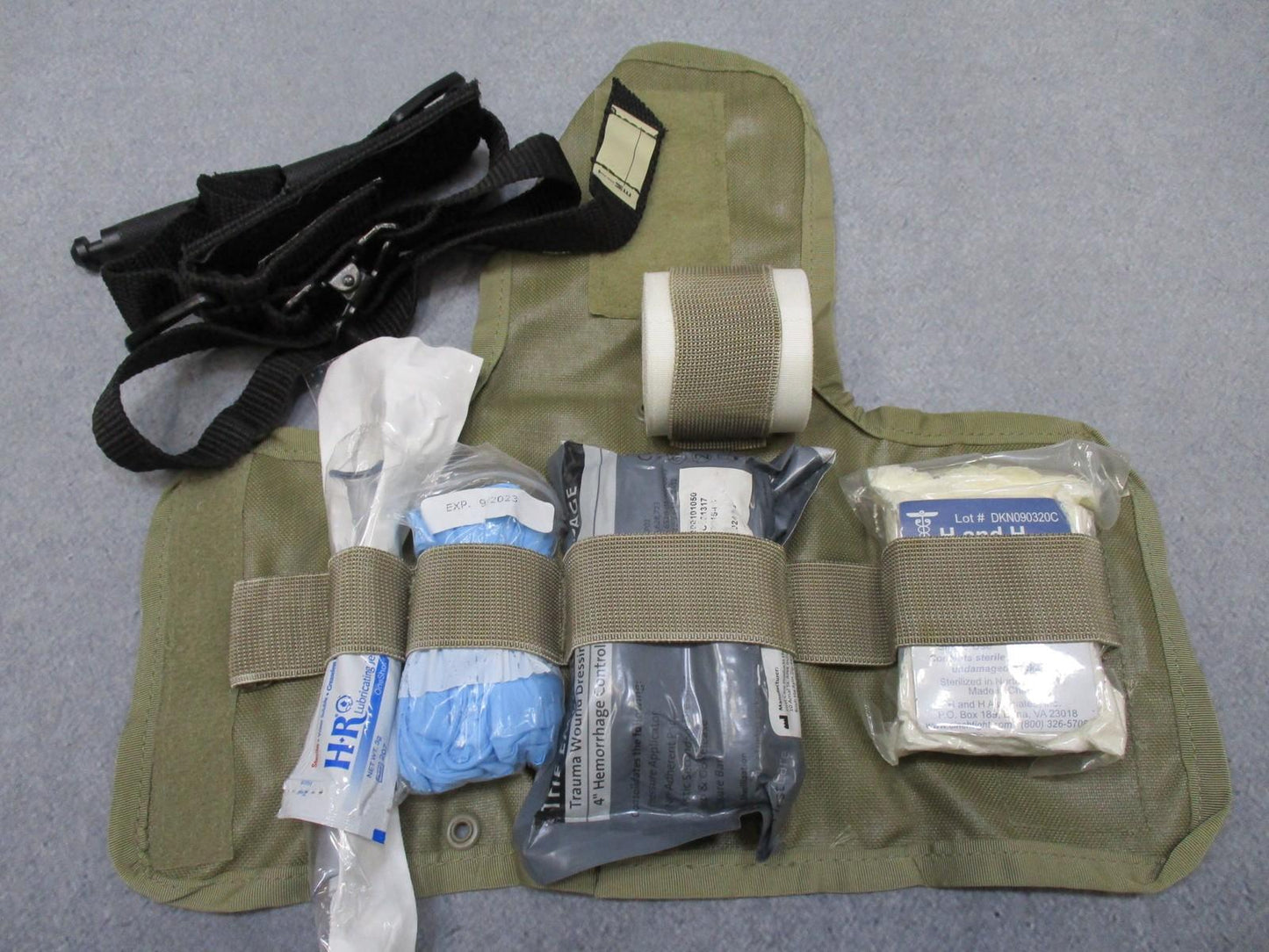 SEKRI IFAK First Aid Kit MultiCam Pouch SOF Tourniquet Trauma Bandage Gloves