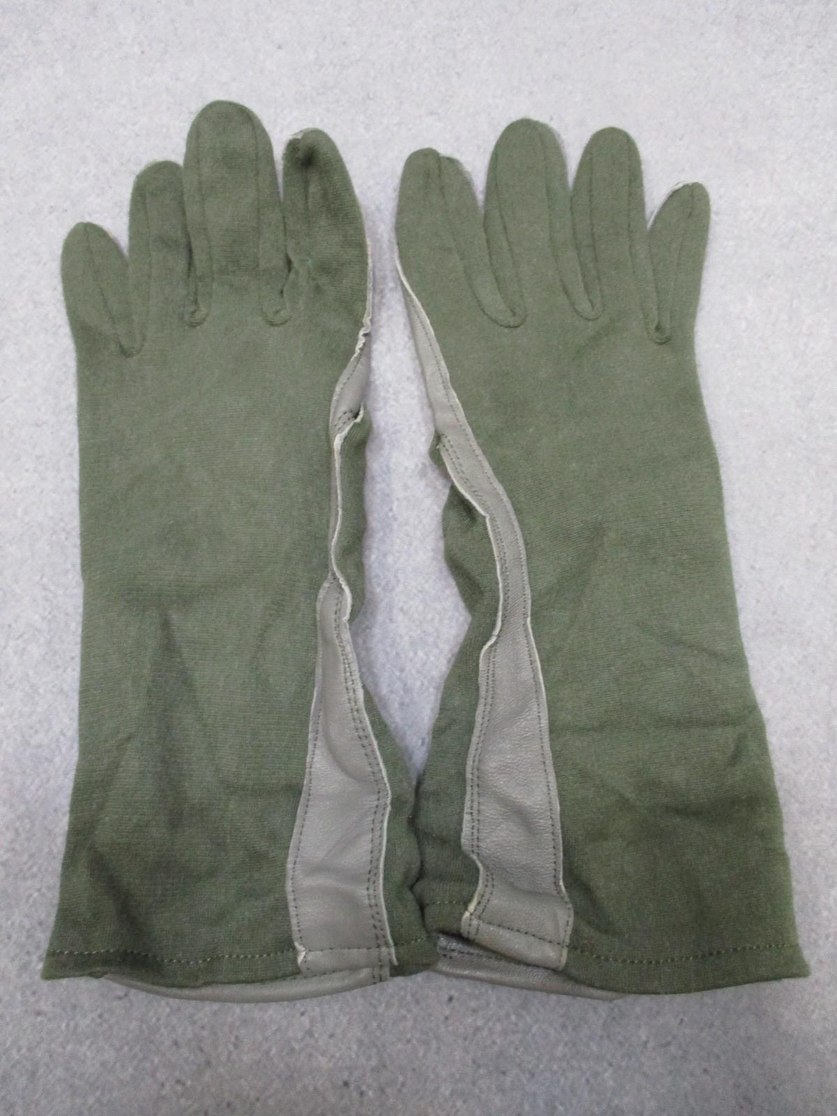 Hawkeye GS/FRP-2 Flyer's Summer Gloves Leather Cloth Military Spec Size 8