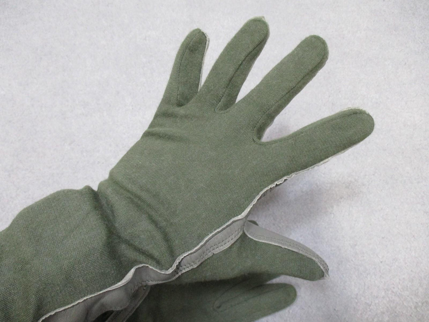 Hawkeye GS/FRP-2 Flyer's Summer Gloves Leather Cloth Military Spec Size 8