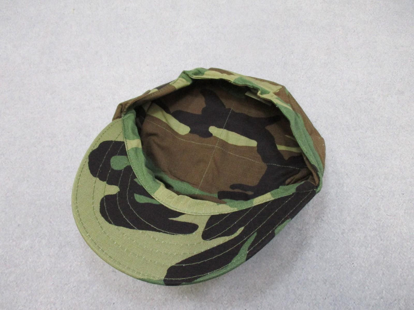 USMC Utility Cap Woodland Camo X-Large 50% Nylon 50% Cotton R&B Inc. Made USA