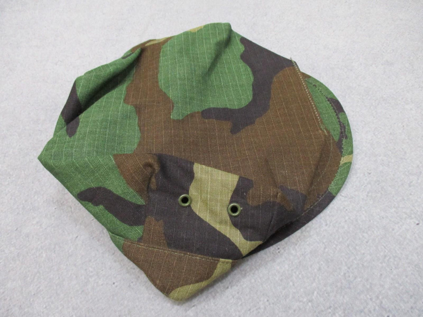 USMC BDU Propper US Military Woodland Camo Utility Cap Hat Medium 100% Cotton