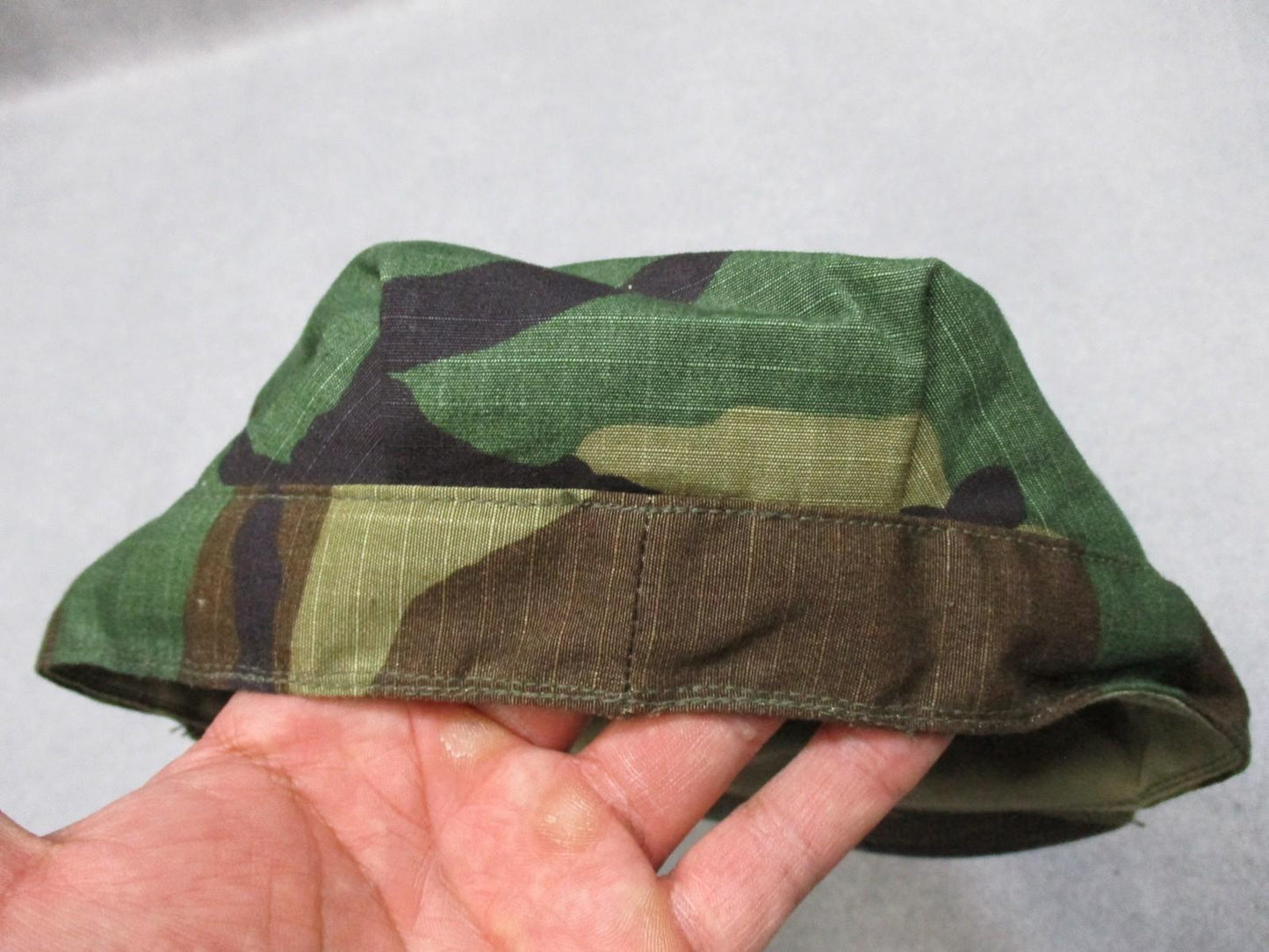 USMC BDU Propper US Military Woodland Camo Utility Cap Hat Medium 100% Cotton