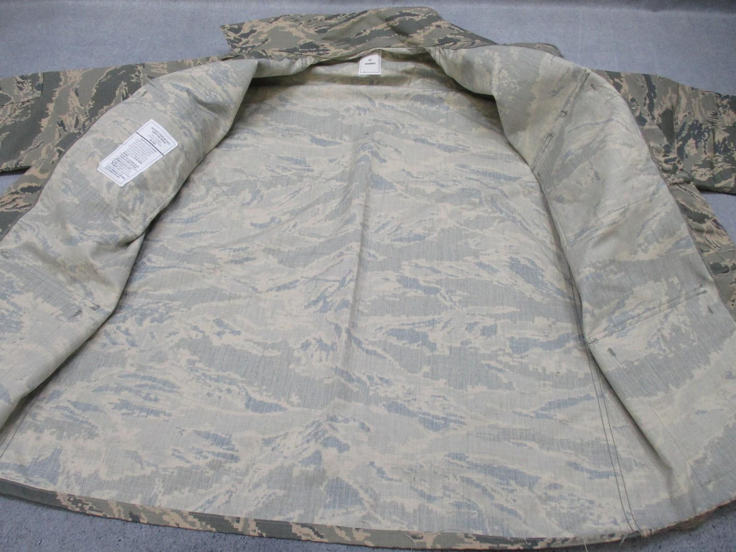 New US Air Force Utility Coat Camo Pattern Digital Airman ABDU Size 42L