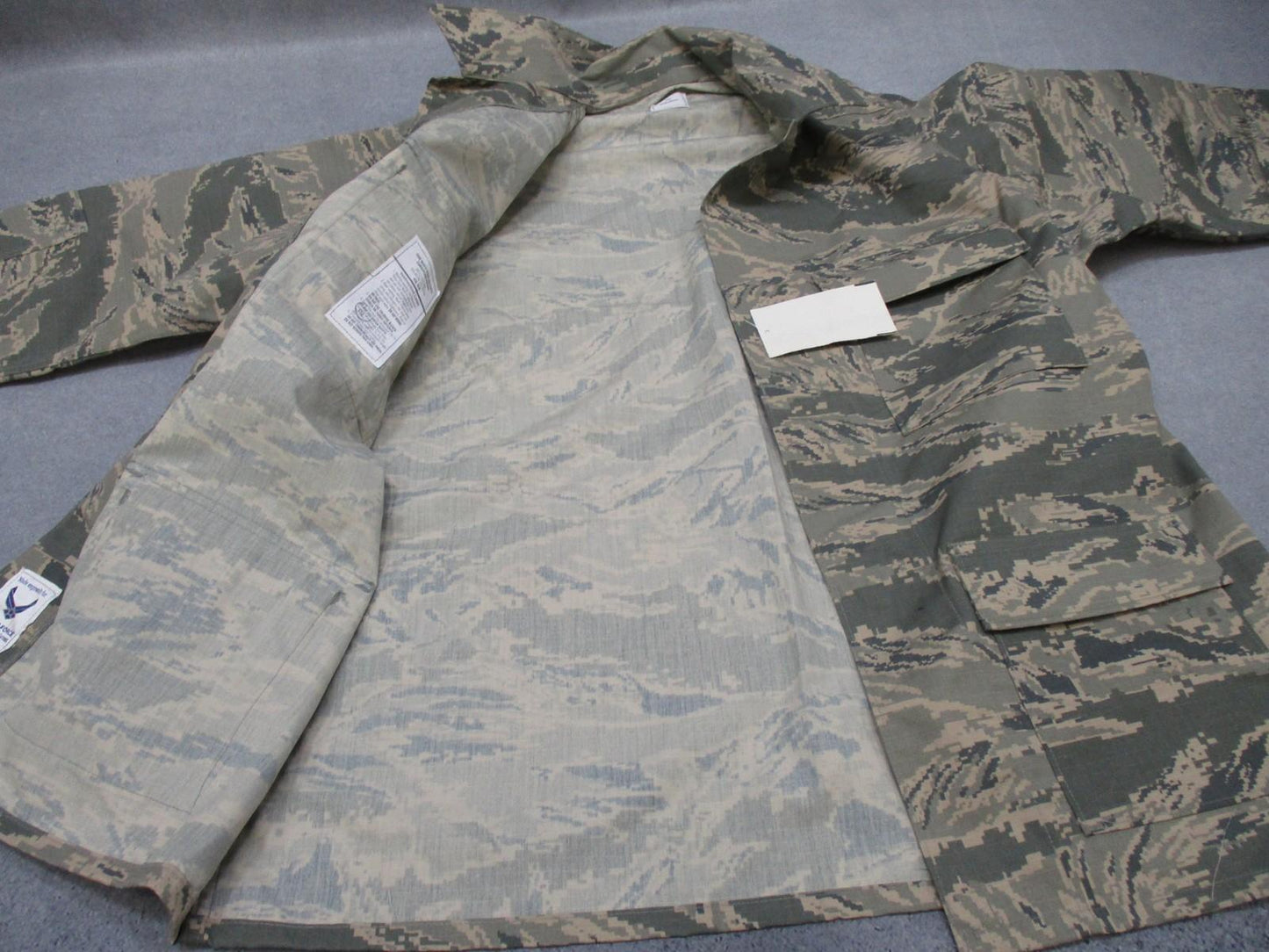 New US Air Force Utility Coat Camo Pattern Digital Airman ABDU Size 42L