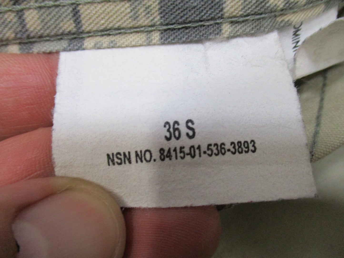 Propper Air Force Camo Utility Trousers Men's 36s 50/50 Nylon Cotton Cargo Pants