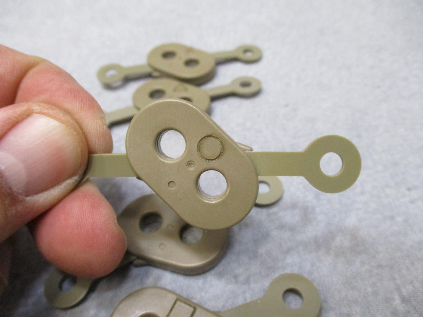 Coyote Surplus Insight FDE Bikini Cover caps for PEQ-15 ATPIAL pattern, showcasing durable military gear design.