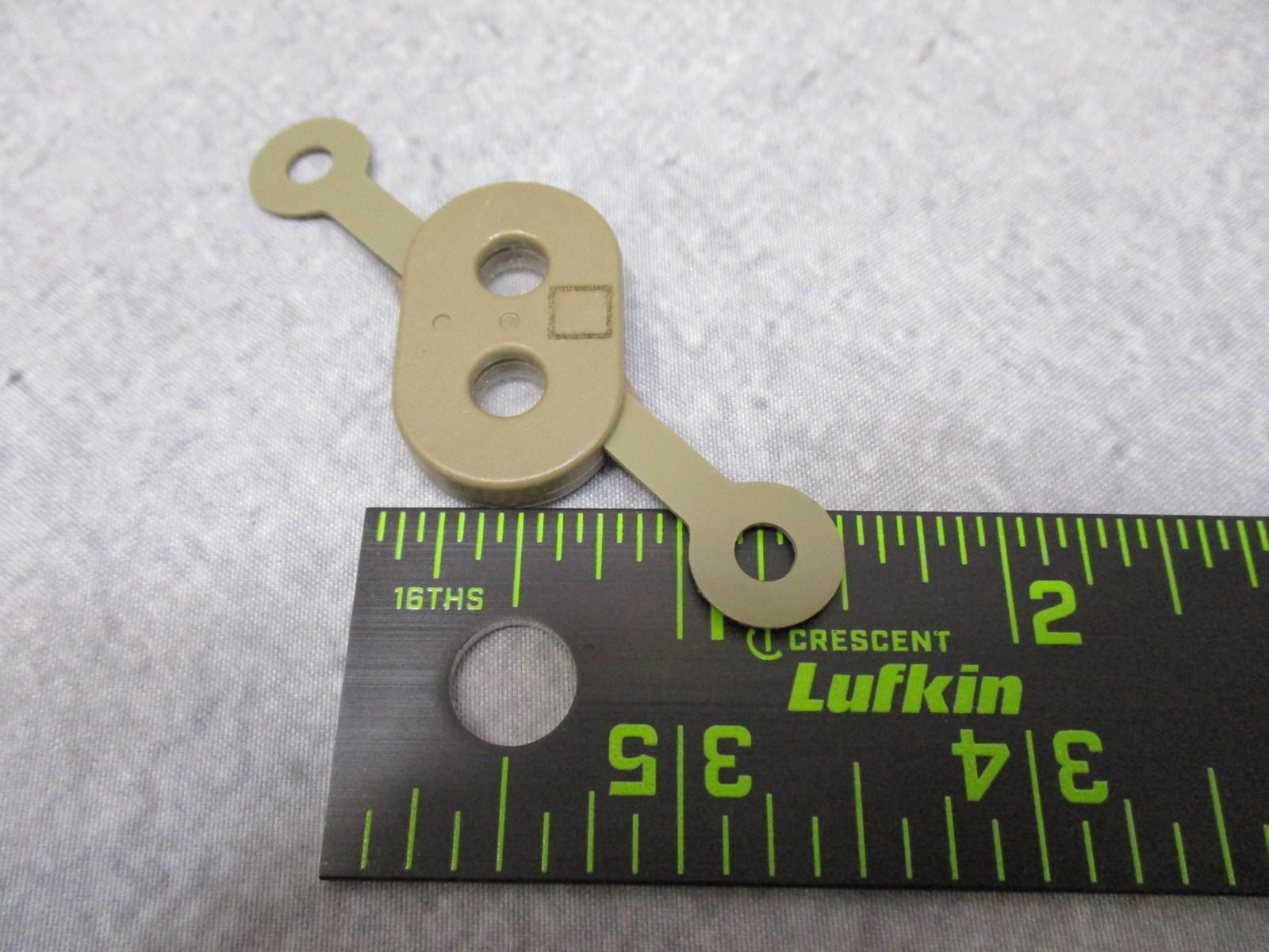 Five Centex Military Gear bikini cover caps in coyote color with ATPIAL pattern for PEQ-15 devices.