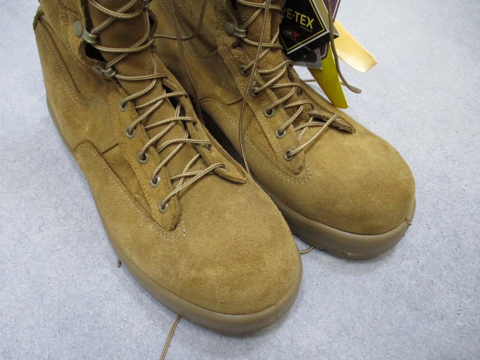 Men's Belleville C755A cold weather Gore-Tex boots with Vibram sole, size 11, durable military-style winter footwear