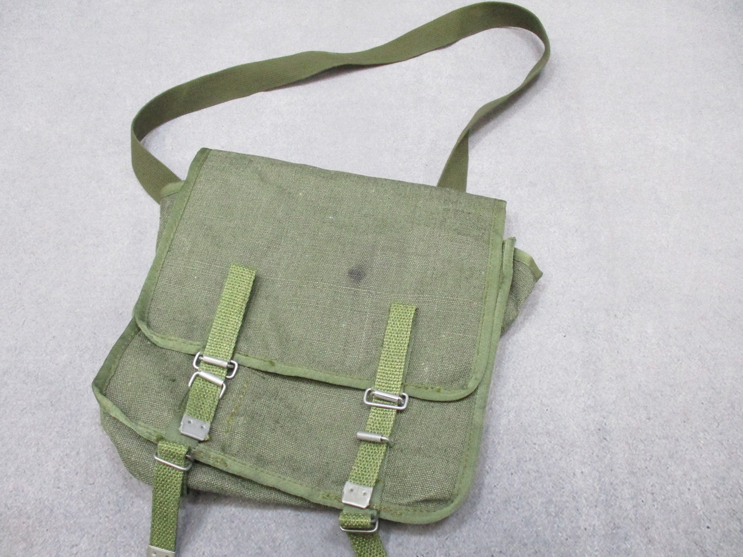 Polish Military Equipment Bag – SWW 2185‑99 – 1984 – Linen Tarpaulin – PRL Era