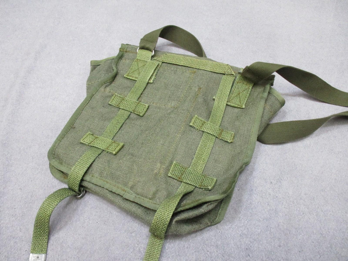 Polish Military Equipment Bag – SWW 2185‑99 – 1984 – Linen Tarpaulin – PRL Era