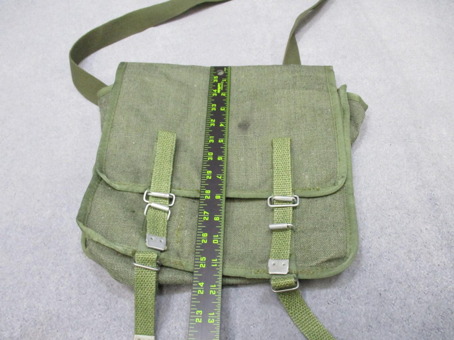 Polish Military Equipment Bag – SWW 2185‑99 – 1984 – Linen Tarpaulin – PRL Era