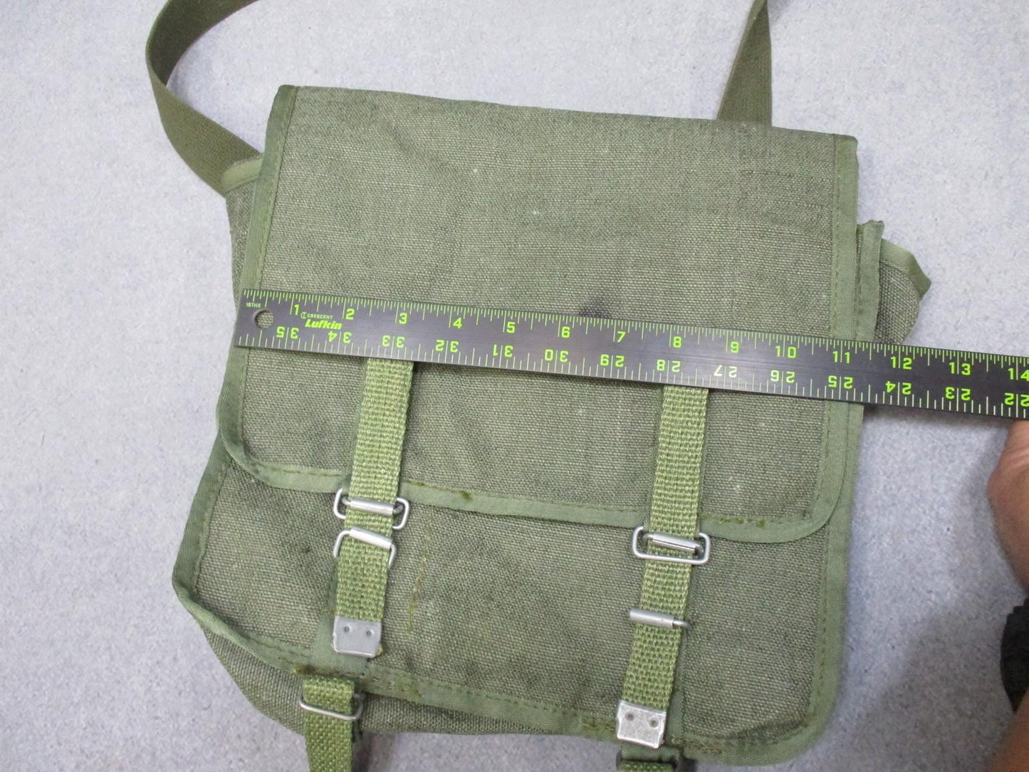 Polish Military Equipment Bag – SWW 2185‑99 – 1984 – Linen Tarpaulin – PRL Era