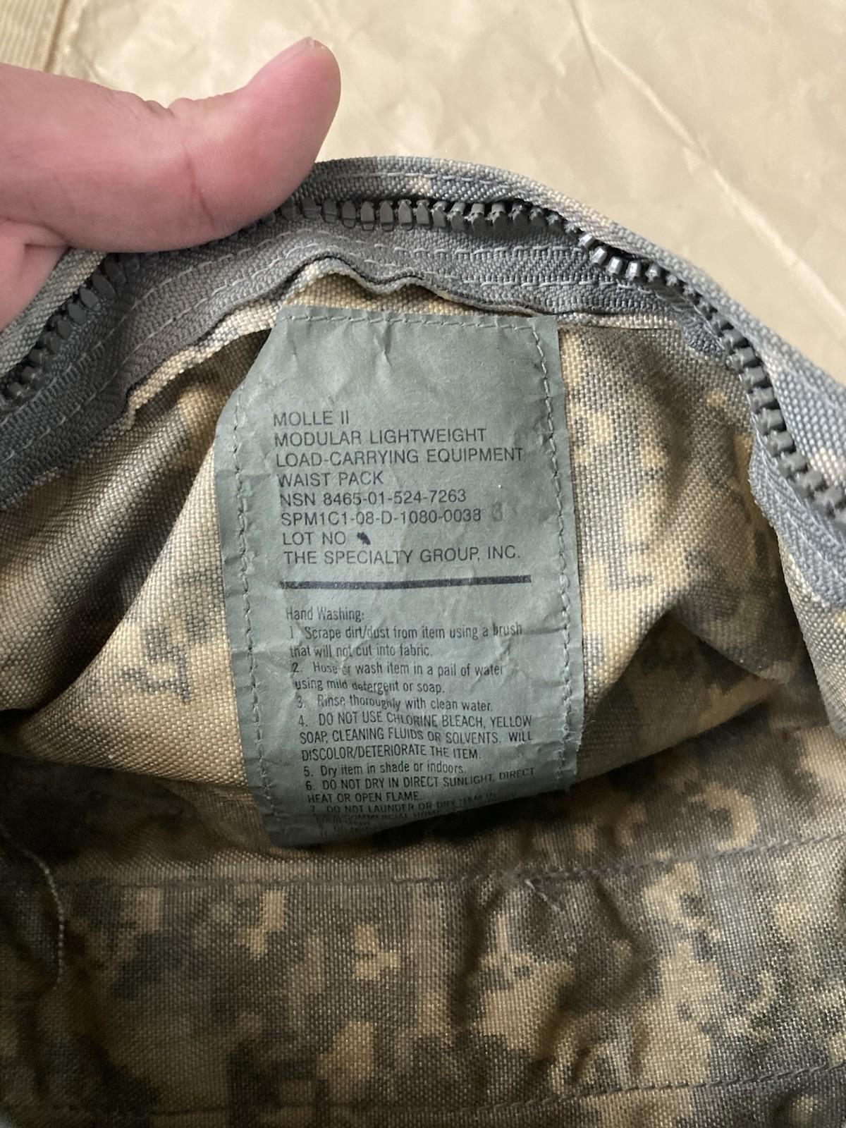 Iraq War Gear Acu Camo Vest Tactical Lot Molle Gear Lot Set