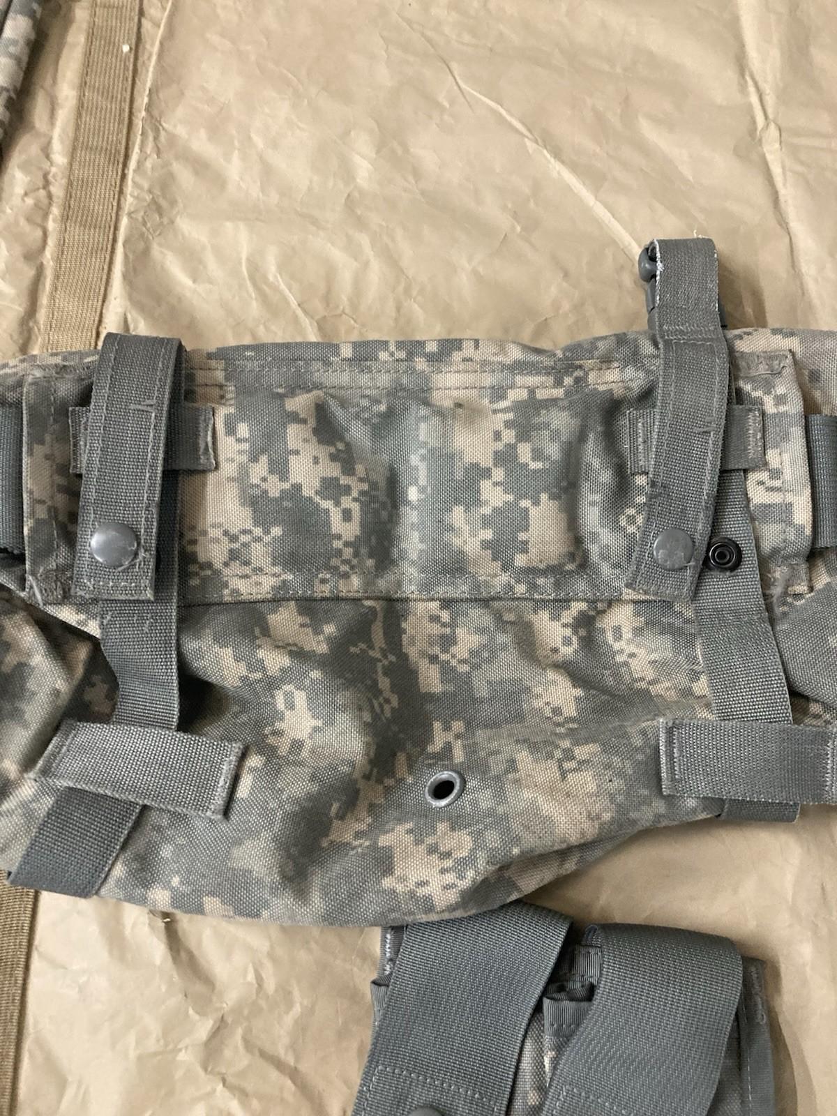 Iraq War Gear Acu Camo Vest Tactical Lot Molle Gear Lot Set