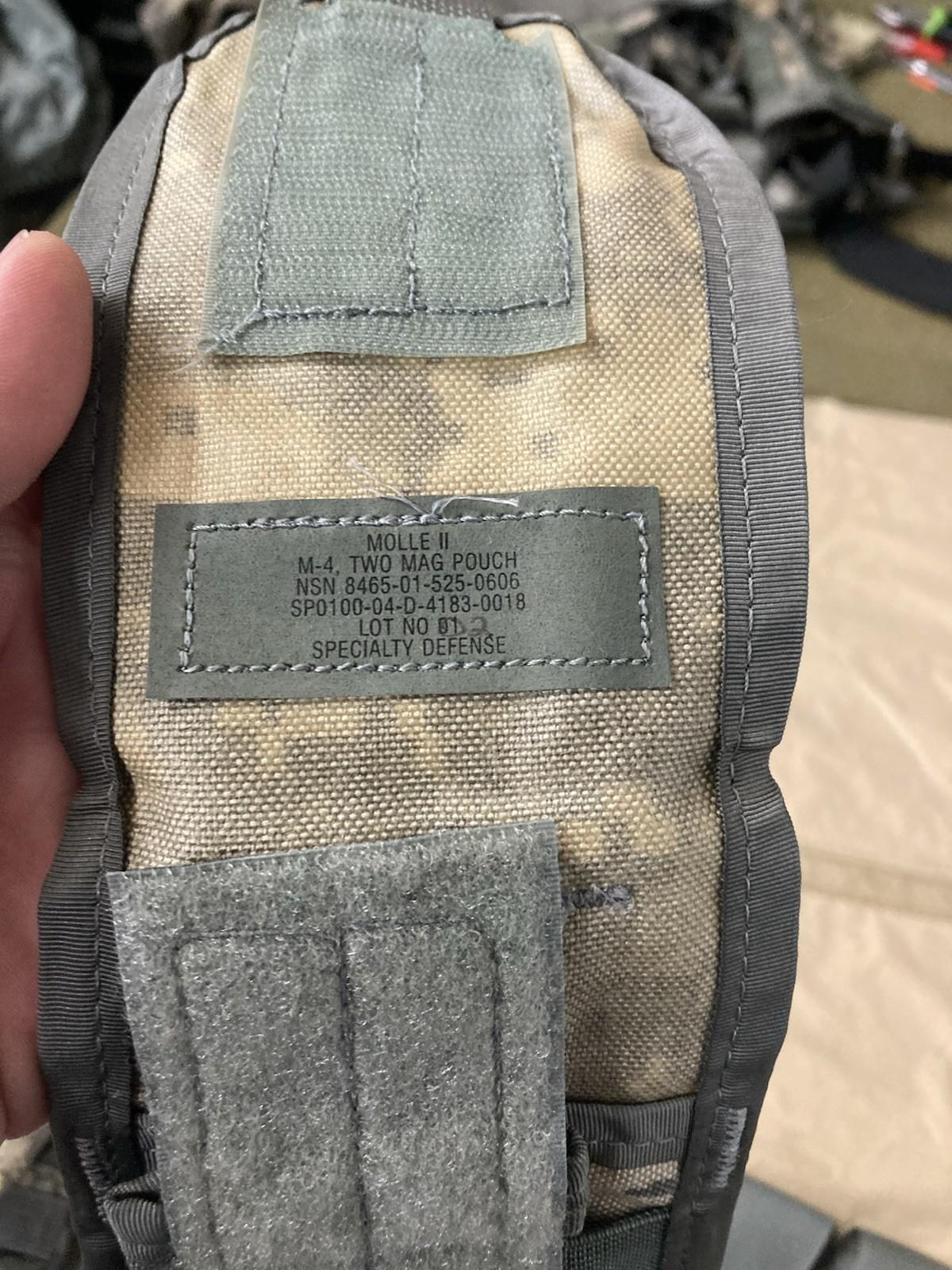 Iraq War Gear Acu Camo Vest Tactical Lot Molle Gear Lot Set