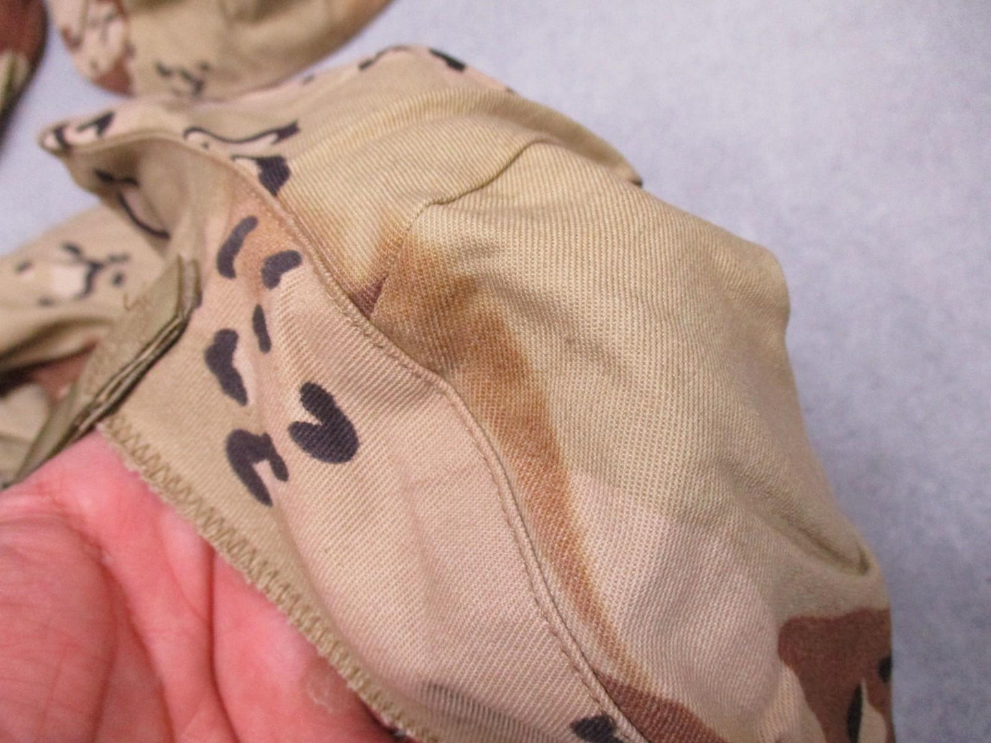 7x US Military Chocolate Chip Helmet Cover Parachutist Ground Troops M/L Used