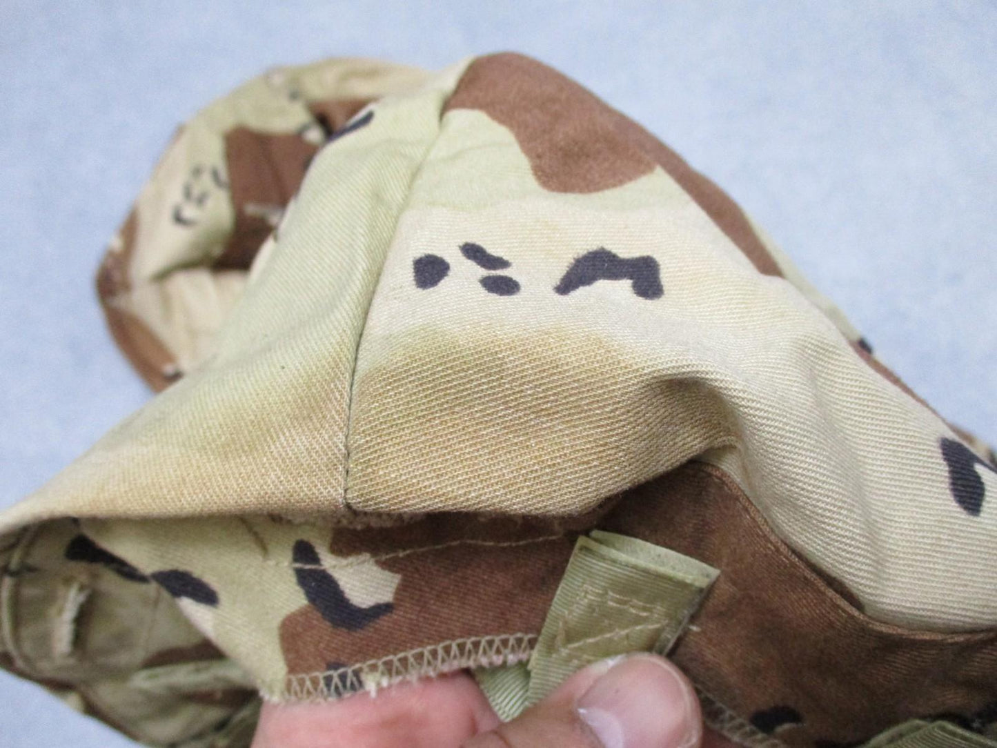 7x US Military Chocolate Chip Helmet Cover Parachutist Ground Troops M/L Used