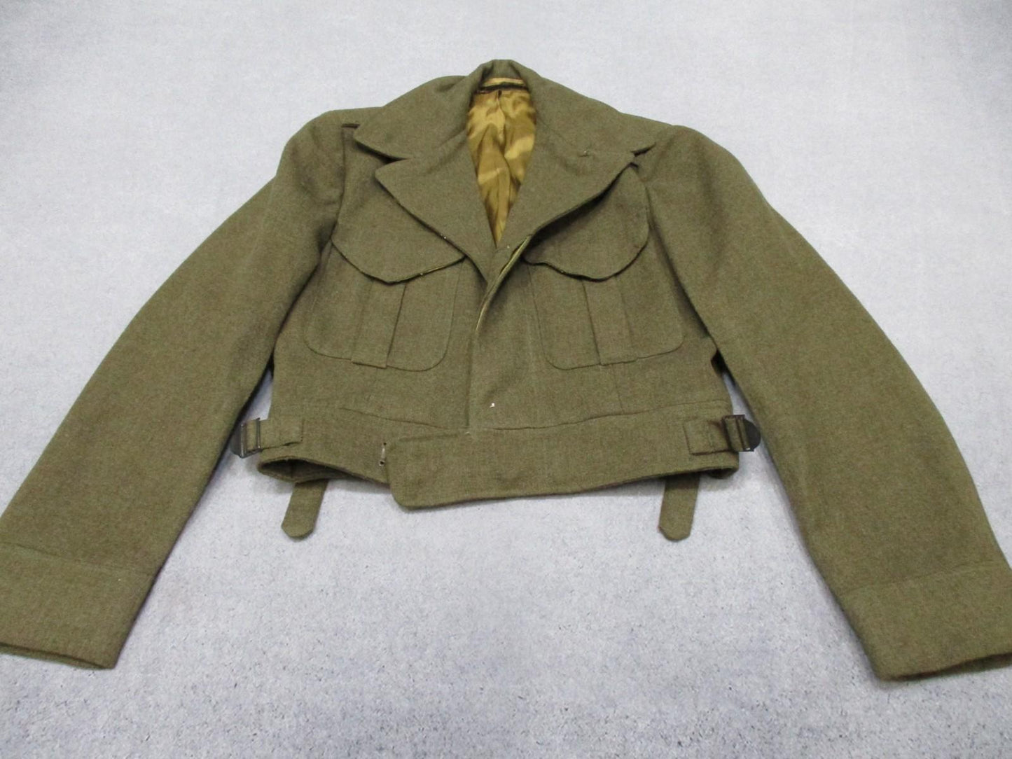 1953 RCAC Canadian Battledress Blouse Size 11 Bond Clothes Wool Jacket Military
